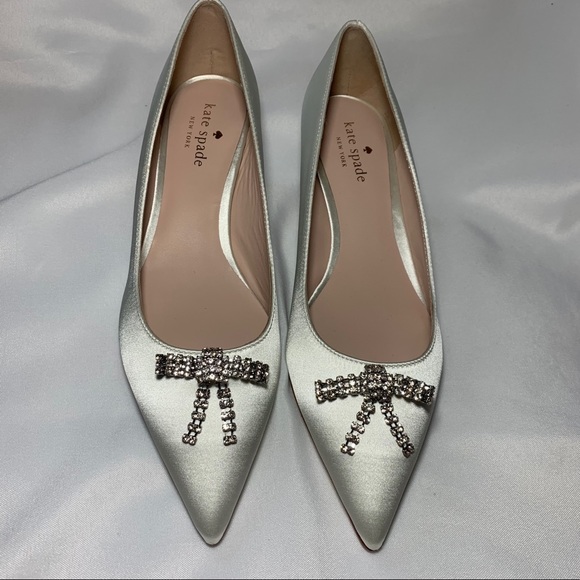 NWT Kate Spade New York Derbie Kitten Heel - Ivory - Picture 3 of 12